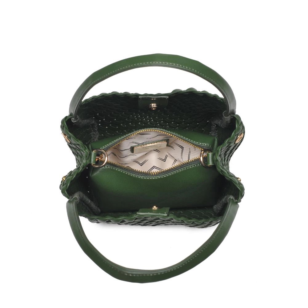 The Kate Double Handle Woven Crossbody Purse